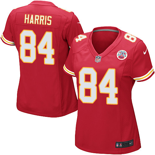 Women's Game Demetrius Harris Nike Jersey Red Home - #84 NFL Kansas City Chiefs